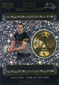 2023 NRL Traders Elite - 2022 Dally M Awards Priority #DM09 Isaah Yeo Front